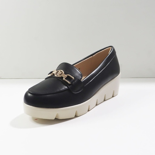 [Z0076] MOCASINES CALZAFLEX SOFIA064 (35, BLACK)